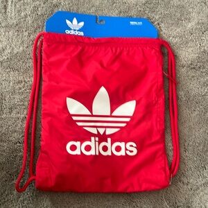 Adidas Original Trefoil Sackpack RED NWT